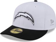 New Era Men's New Era  White/Black Los Angeles Chargers 2026 NFL Draft Pre-Curved 59FIFTY Fitted Hat