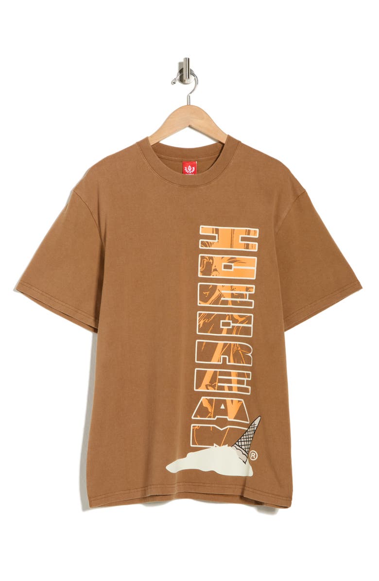 ICECREAM Big Time Oversize Graphic T-Shirt, Main, color, Toffee
