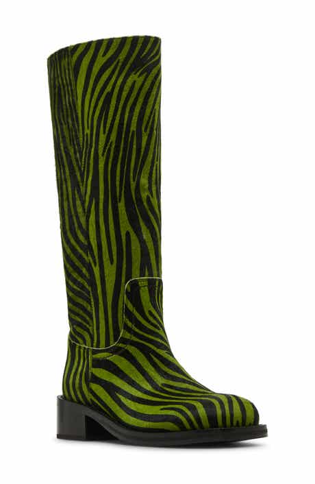 Steve Madden Riggs Genuine Calf Hair Tall Boot