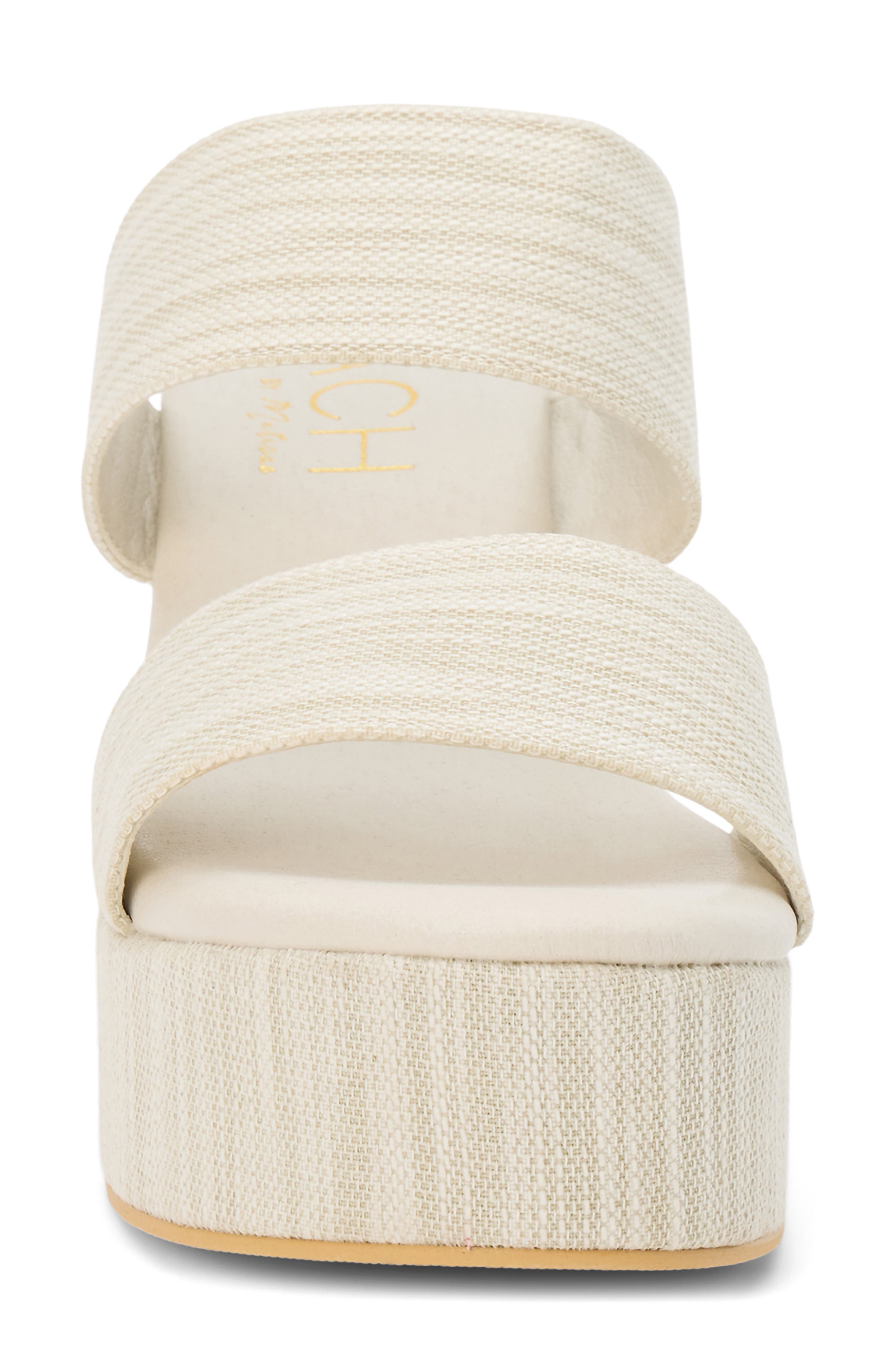 Ocean Ave Espadrille Platform Slide Sandal, Alternate, color, SANDSTONE