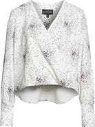Emporio Armani Surplice Paint Splatter Top