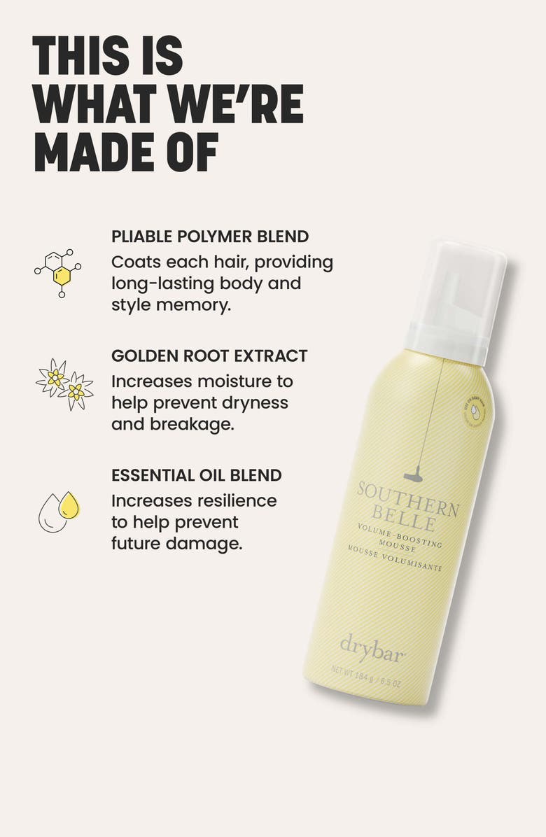 Drybar Southern Belle Volume-Boosting Mousse, Alternate, color, 