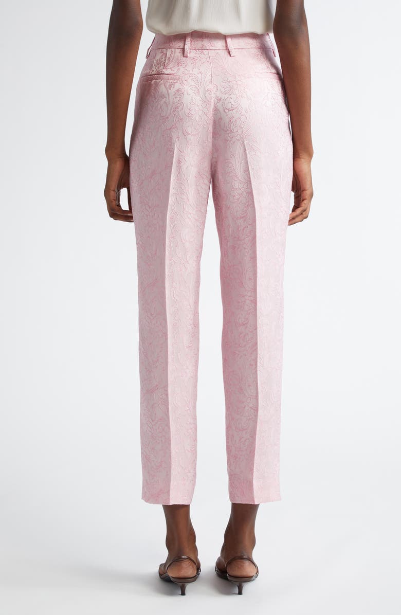 Etro Paisley Jacquard Ankle Straight Leg Pants, Alternate, color, 