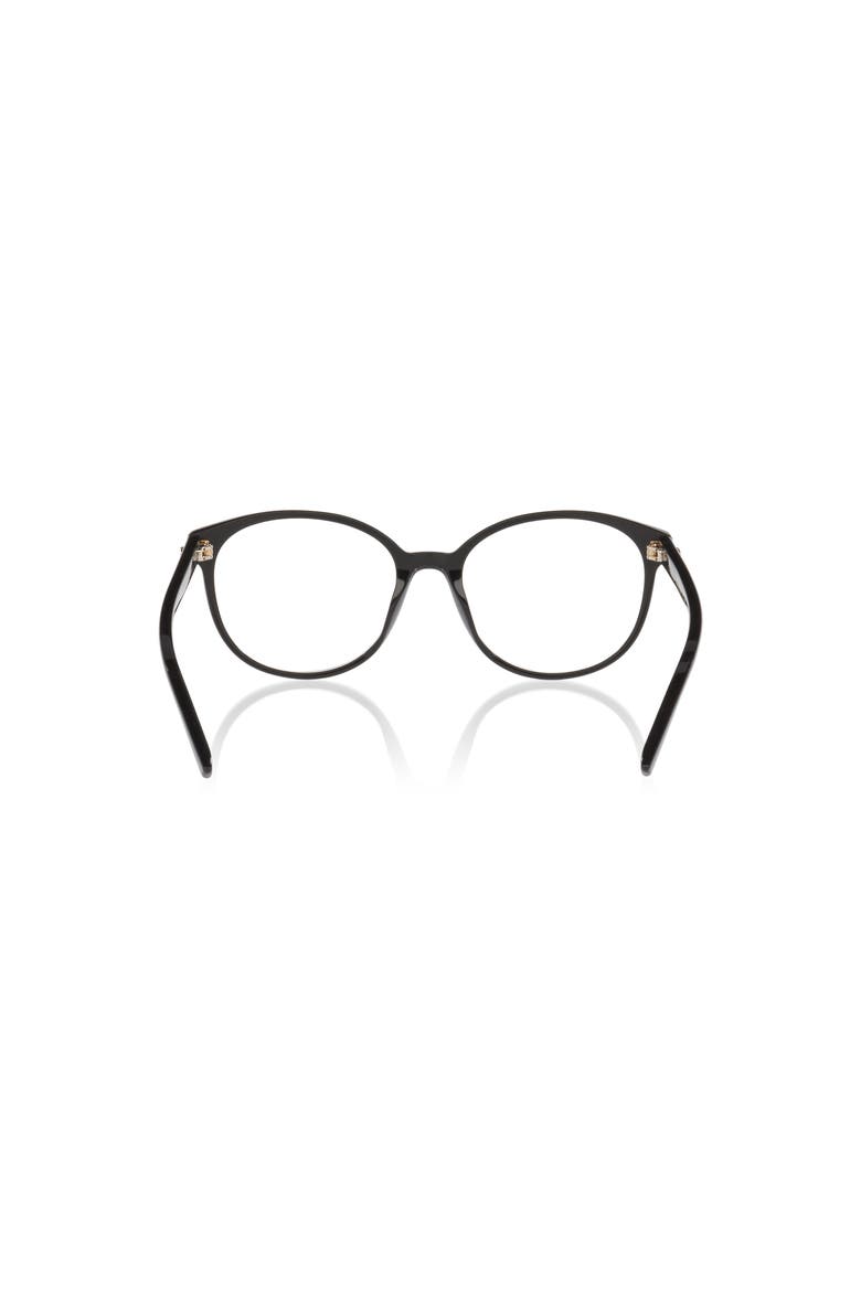 54mm Round optical glasses, Alternate, color, Black