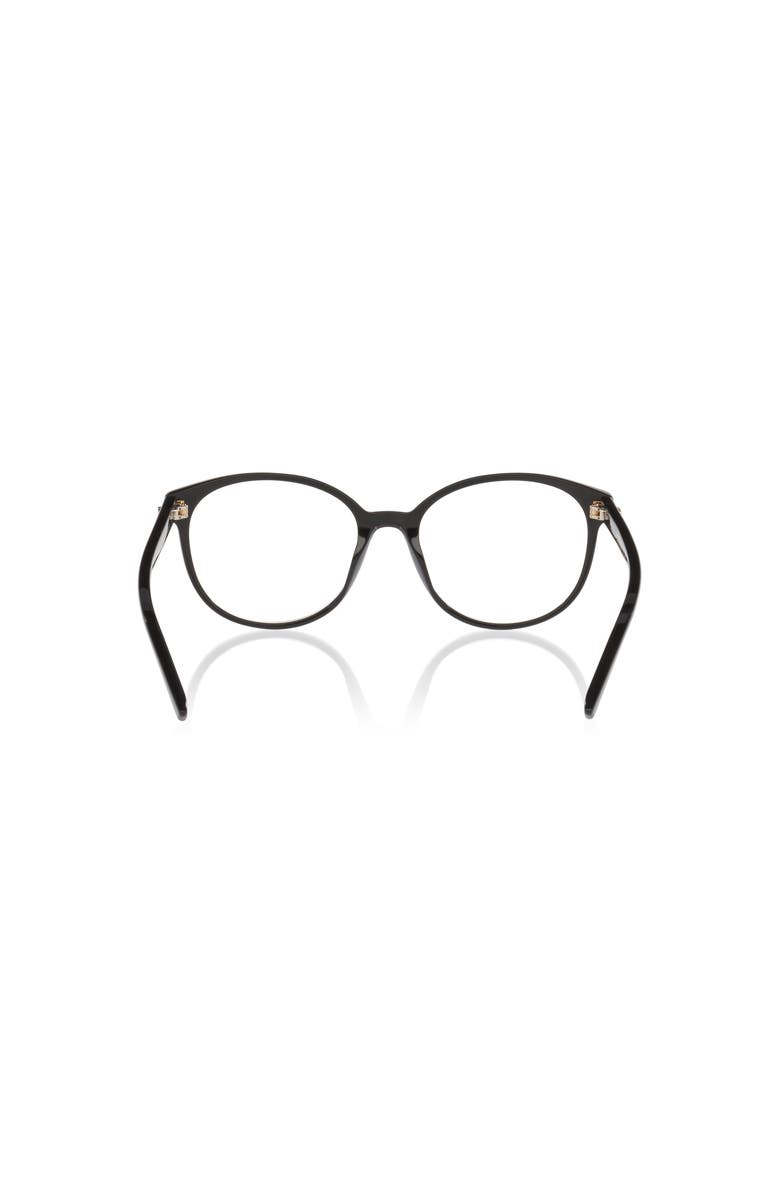 Gucci 54mm Round optical glasses, Alternate, color, Black