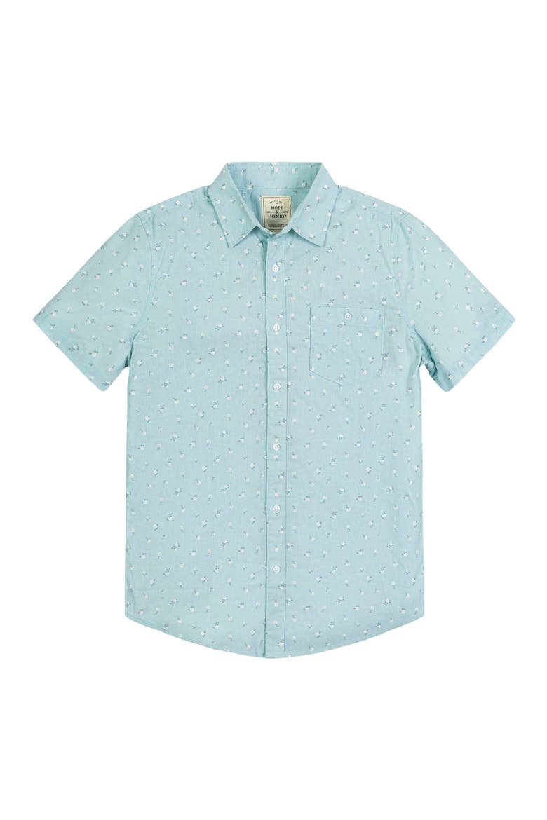 Men's Linen Short Sleeve Button Down Shirt, Alternate, color, Tea Room Floral