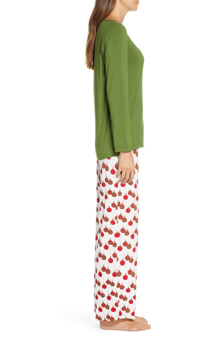 Loosey Goosey Pajamas, Alternate, color, NATURAL ORNAMENTS