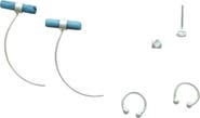 OLIVIA WELLES Mixed Drop, Stud & Ear Cuff Earring Set