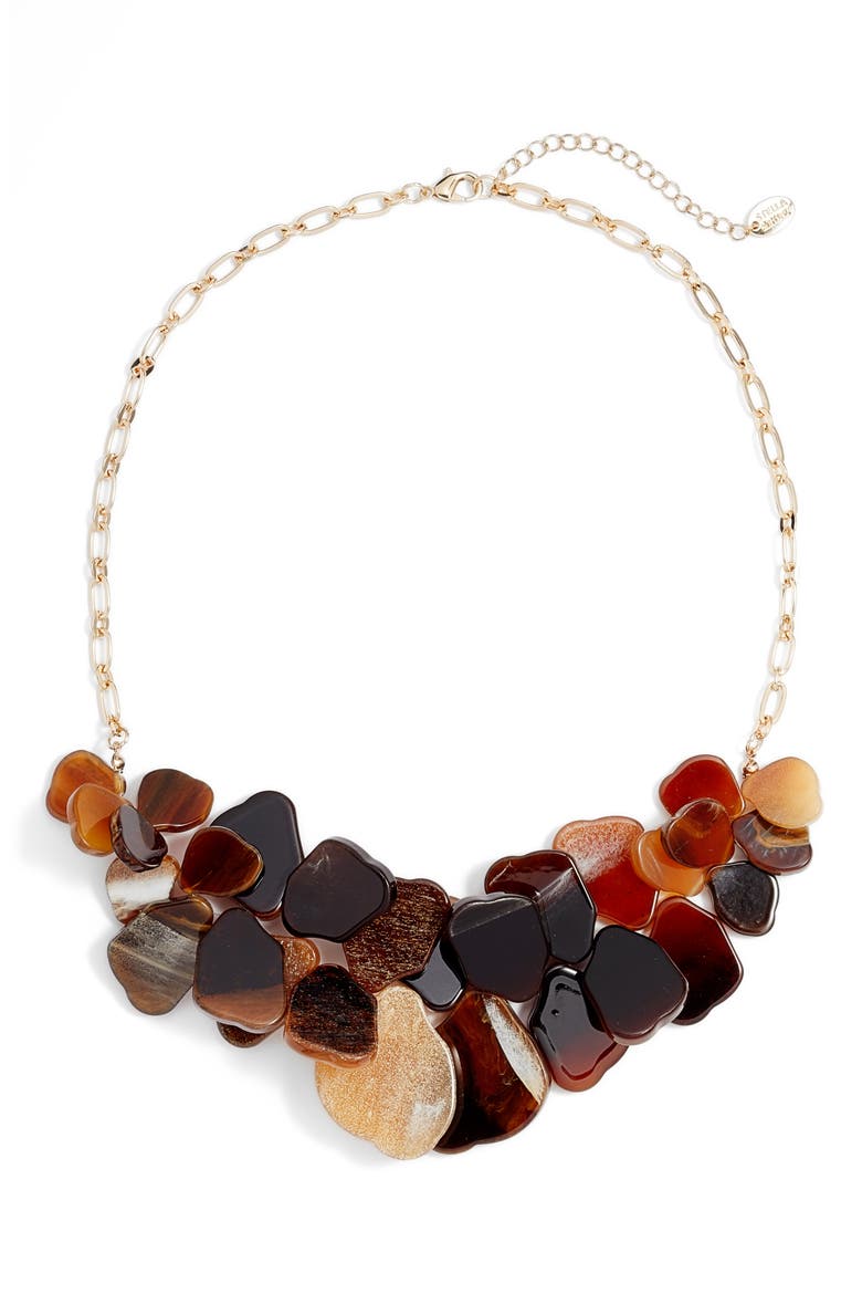 Ruby Chocholate Stella + Ruby Bib Necklace (Women) | Nordstrom