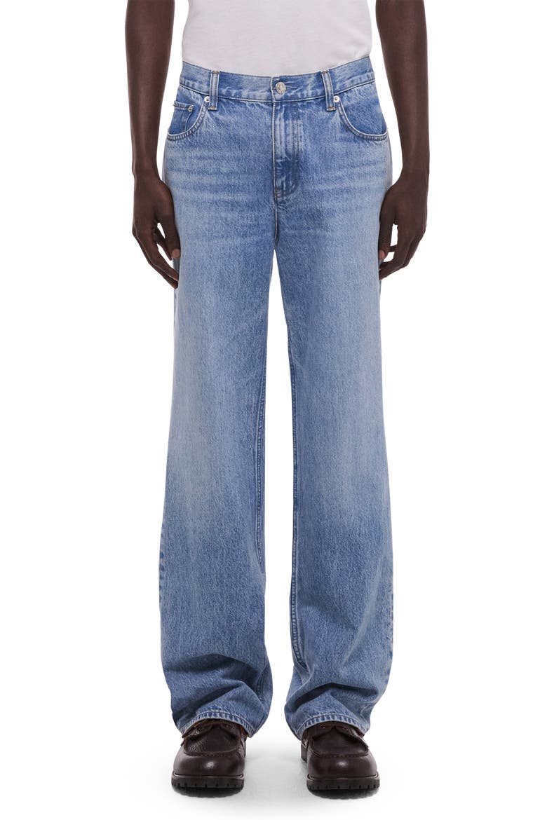 Brooklyn Low Rise Drop Straight Leg Jeans, Main, color, VINTAGE BLUE WASH
