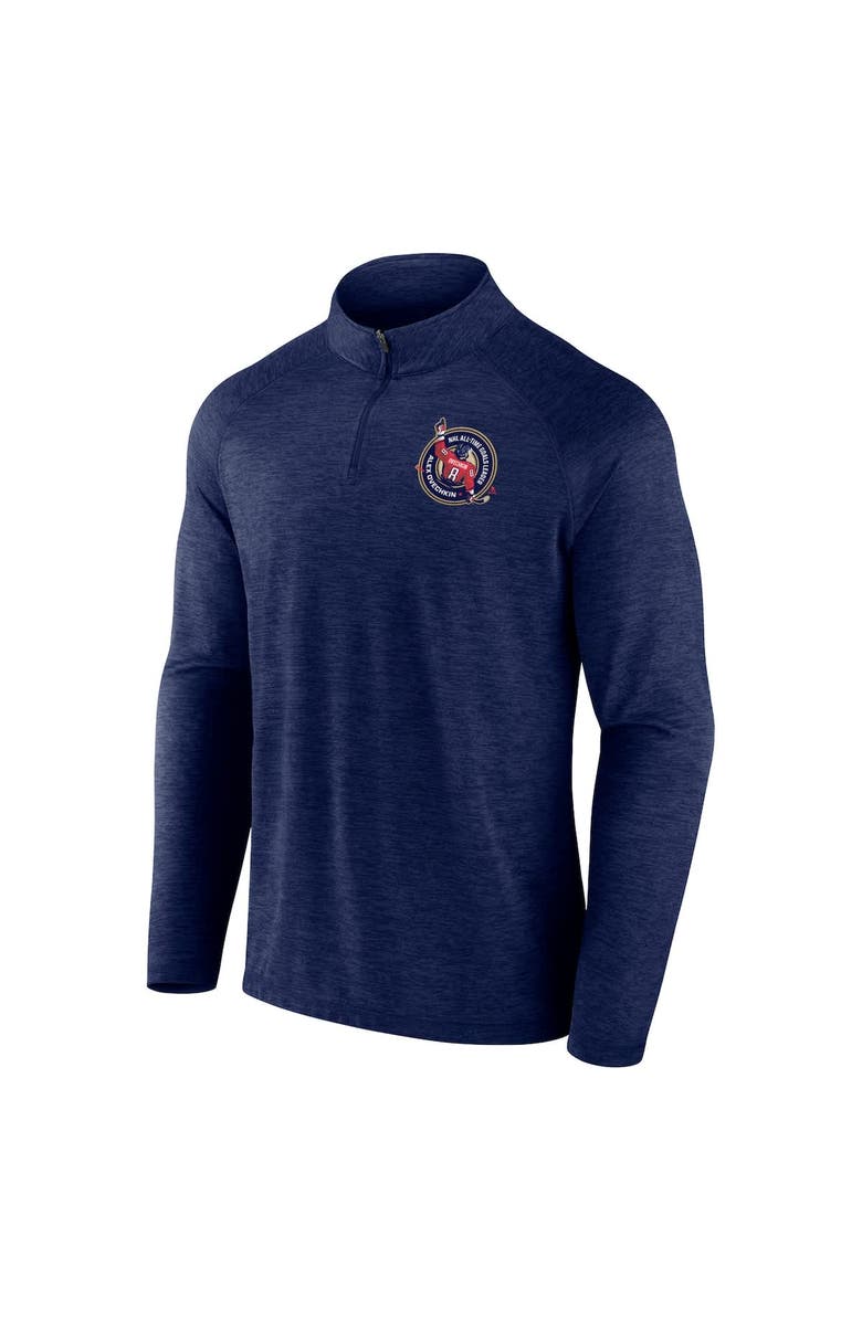FANATICS Men's Fanatics Alexander Ovechkin Navy Washington Capitals NHL All-Time Leading Goal Scorer GR8 895 Quarter-Zip Top, Alternate, color, Navy