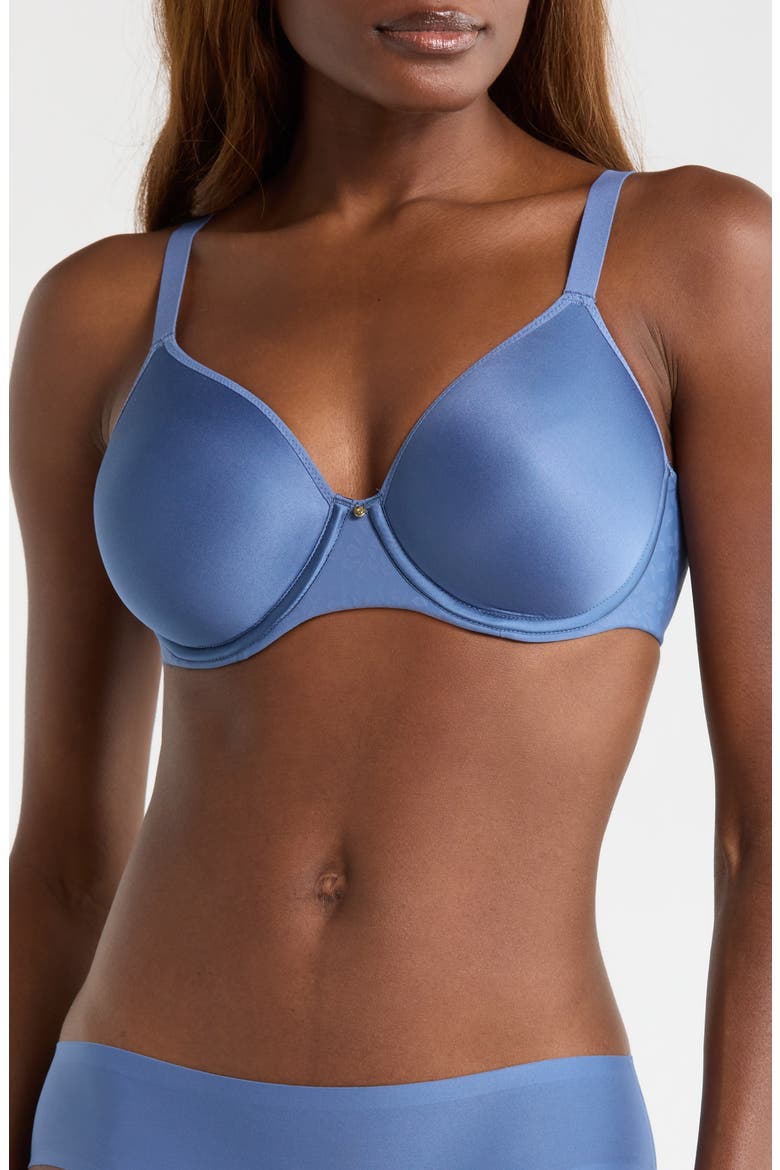 Comfort Chic Back Smoothing T-Shirt Bra, Main, color, STORM BLUE
