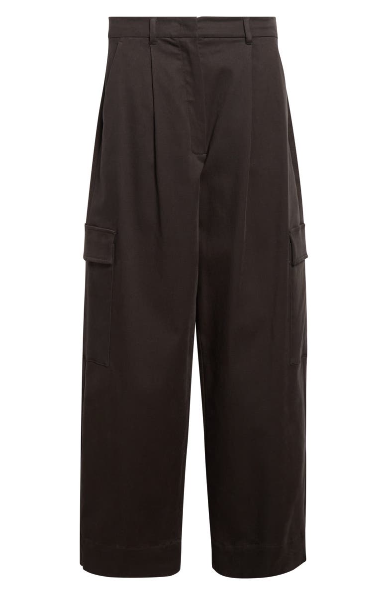 Max Mara Enigma Pleated Cargo Pants, Alternate, color, Green