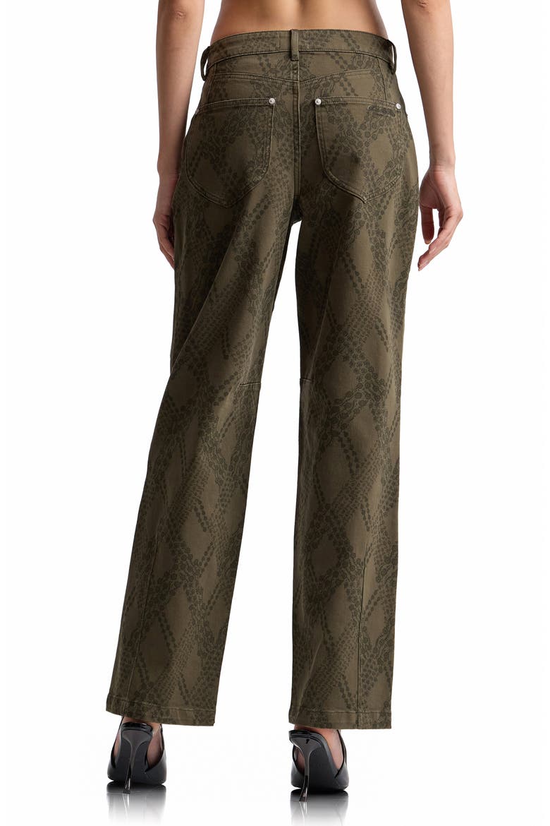 High Waist Tapered Leg Carpenter Jeans, Alternate, color, RIVERBOAT GARDEN CAMO