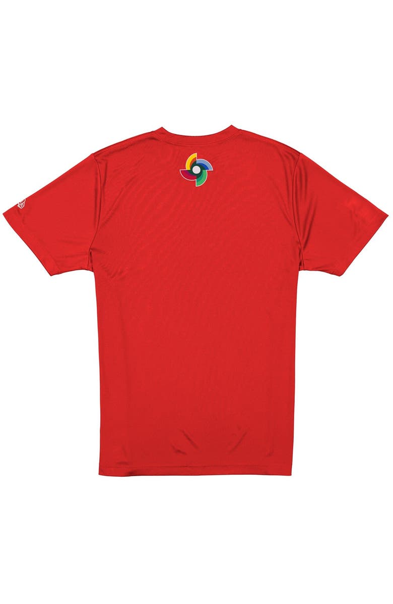 New Era Men's New Era  Red Dominican Republic Baseball 2026 World Baseball Classic Country T-Shirt, Alternate, color, Red