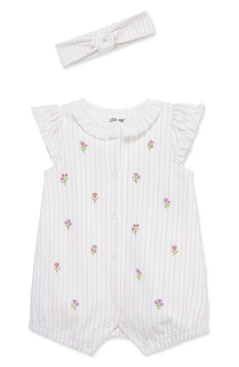 Floral Romper & Headband Set (Baby)
