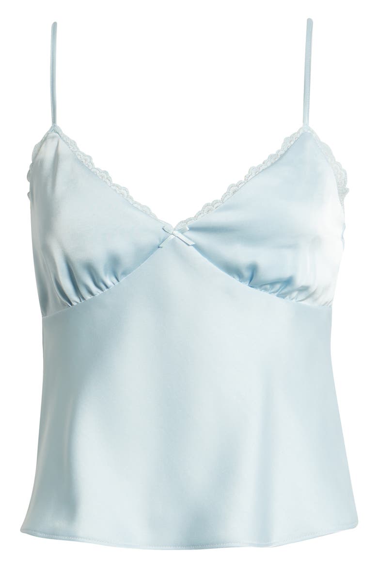 Lace Trim Camisole, Alternate, color, BLUE SKYRIDE