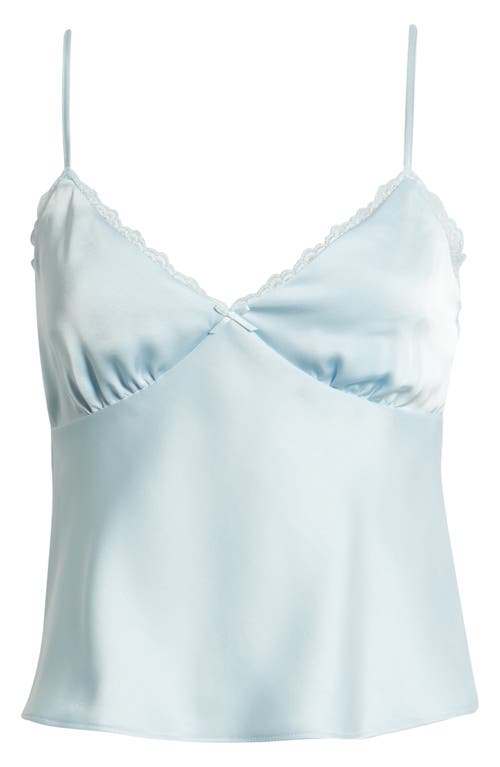 Bp. Lace Trim Camisole In Blue