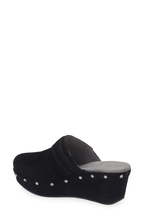 Chocolat Blu Yogi Platform Wedge Mule In Black
