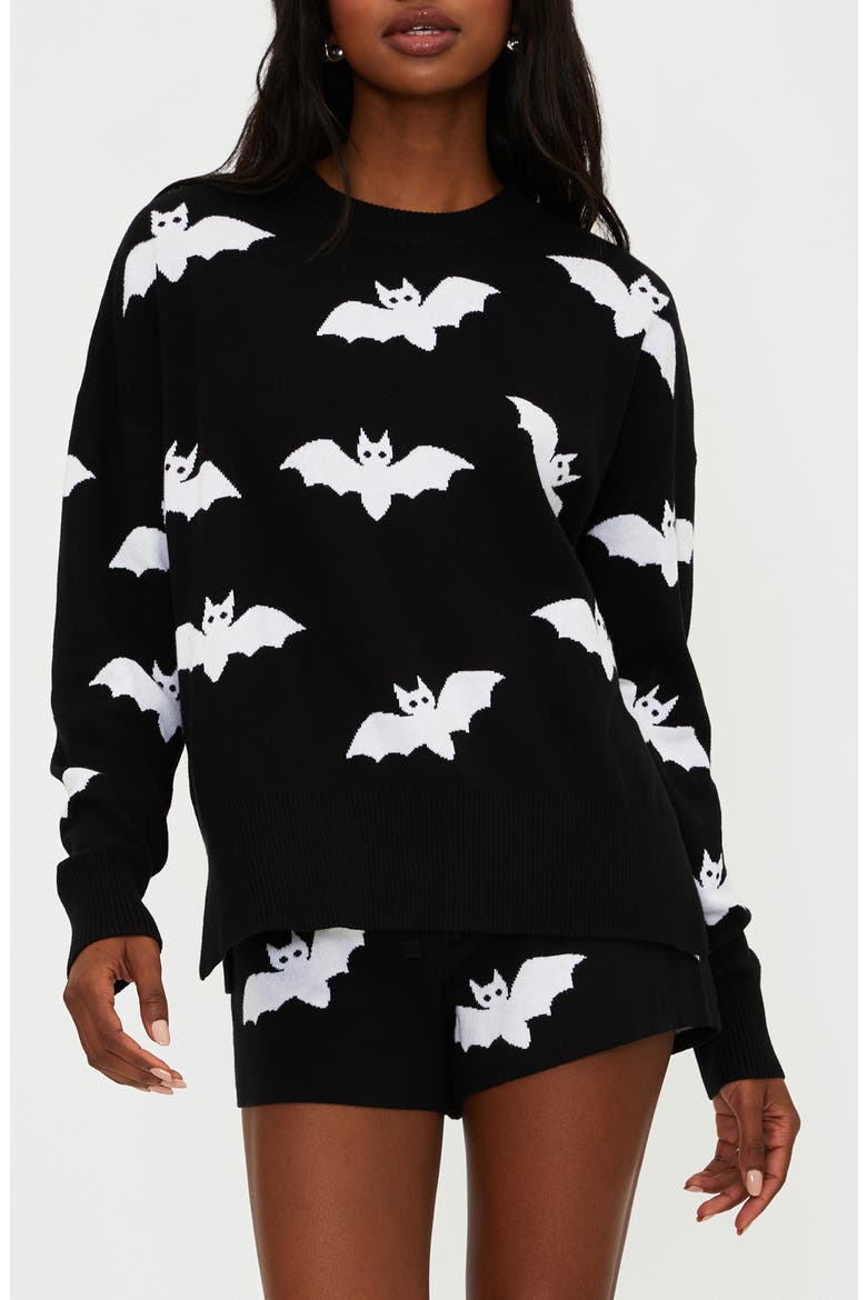 Callie Cotton Sweater, Main, color, BATS