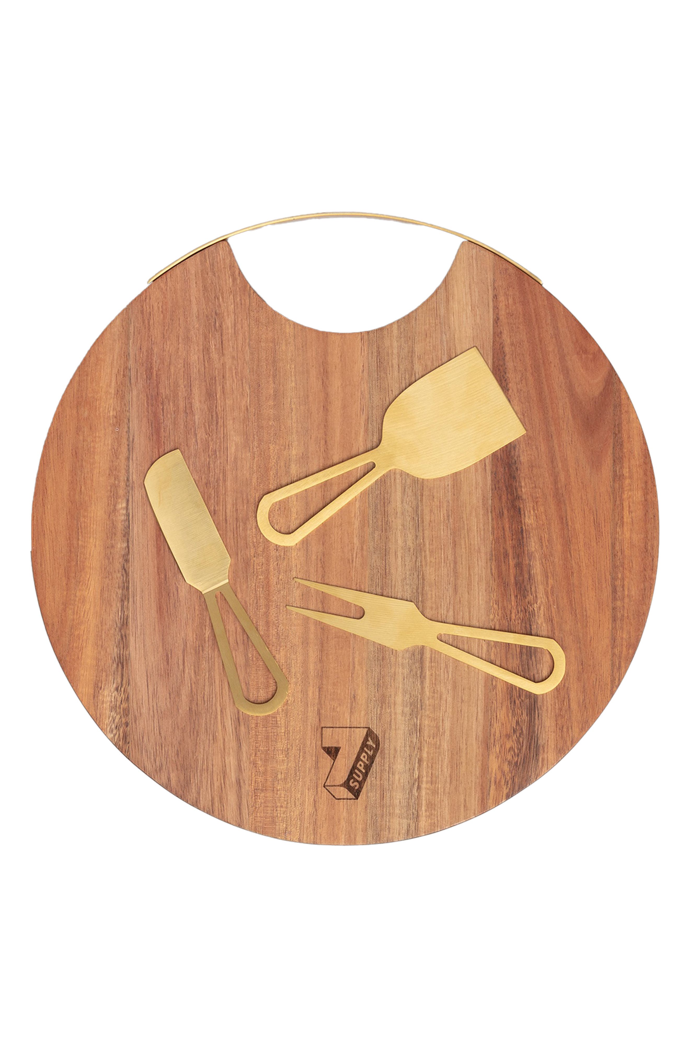 Block Design Magnetic Charcuterie Board in Wood 