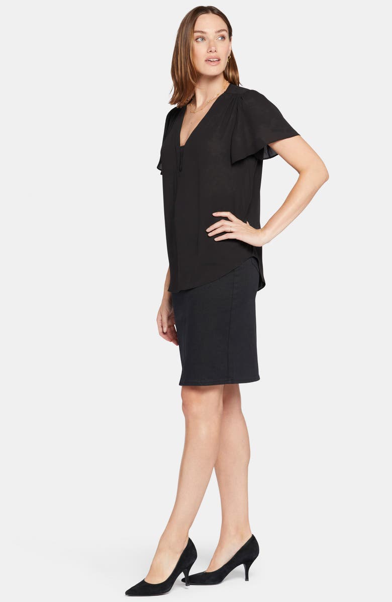 NYDJ Flutter Sleeve Blouse, Alternate, color,