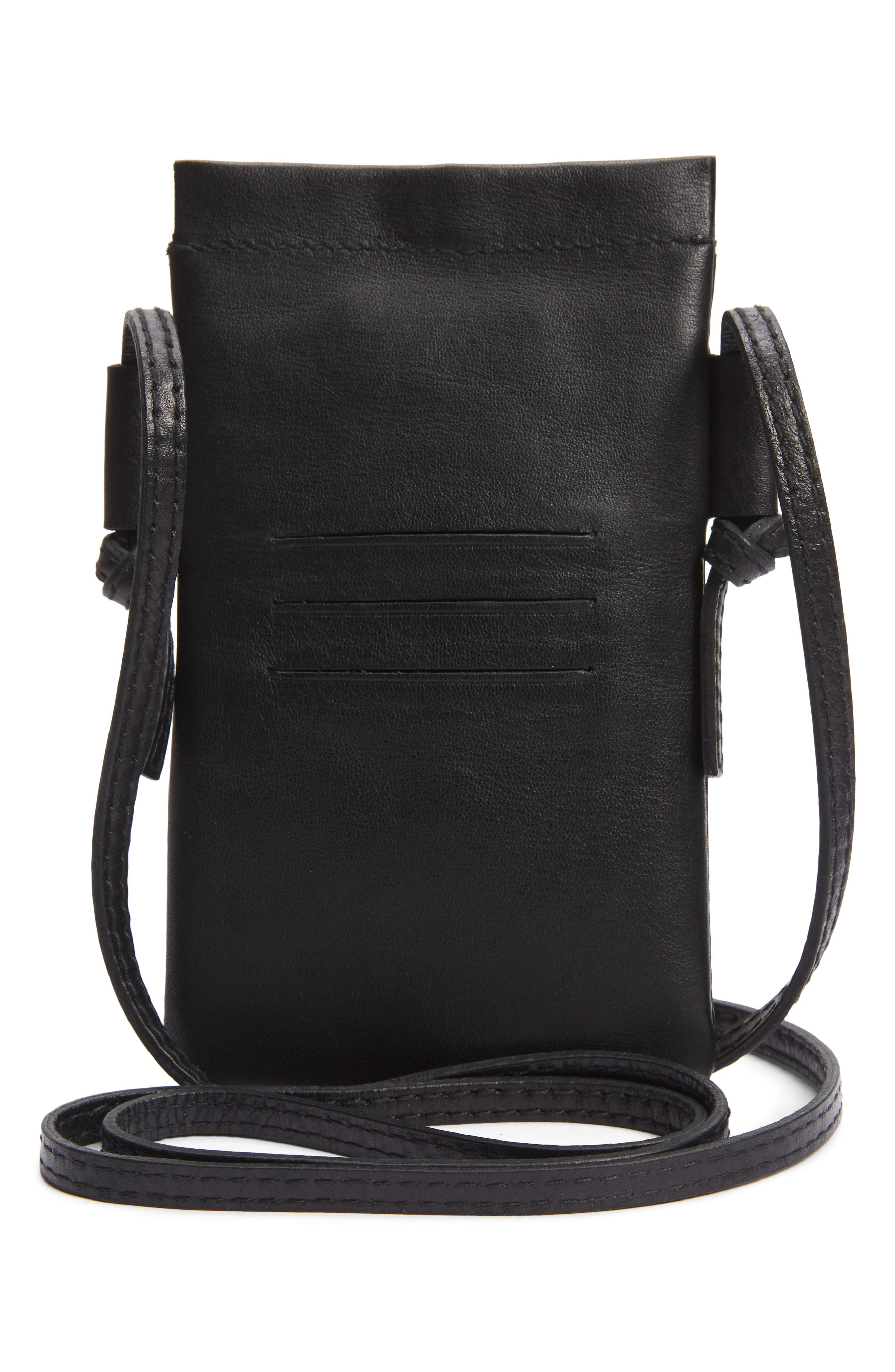 Madewell The Smartphone Leather Crossbody Bag, Alternate, color, 
