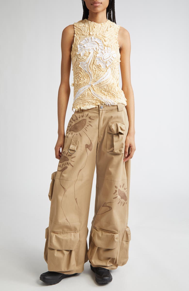 Collina Strada Chirp Flower Tank, Alternate, color, 