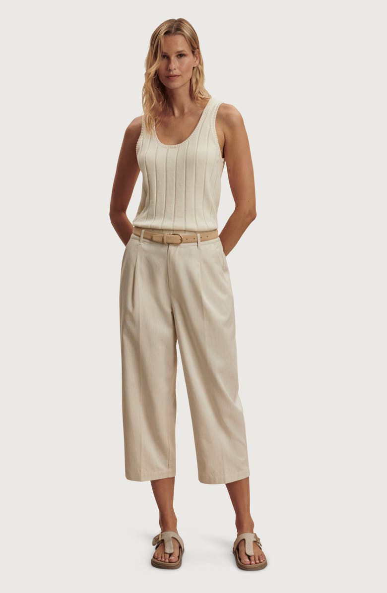 Varley Ellison Crop Wide Leg Pants, Alternate, color, Birch Marl