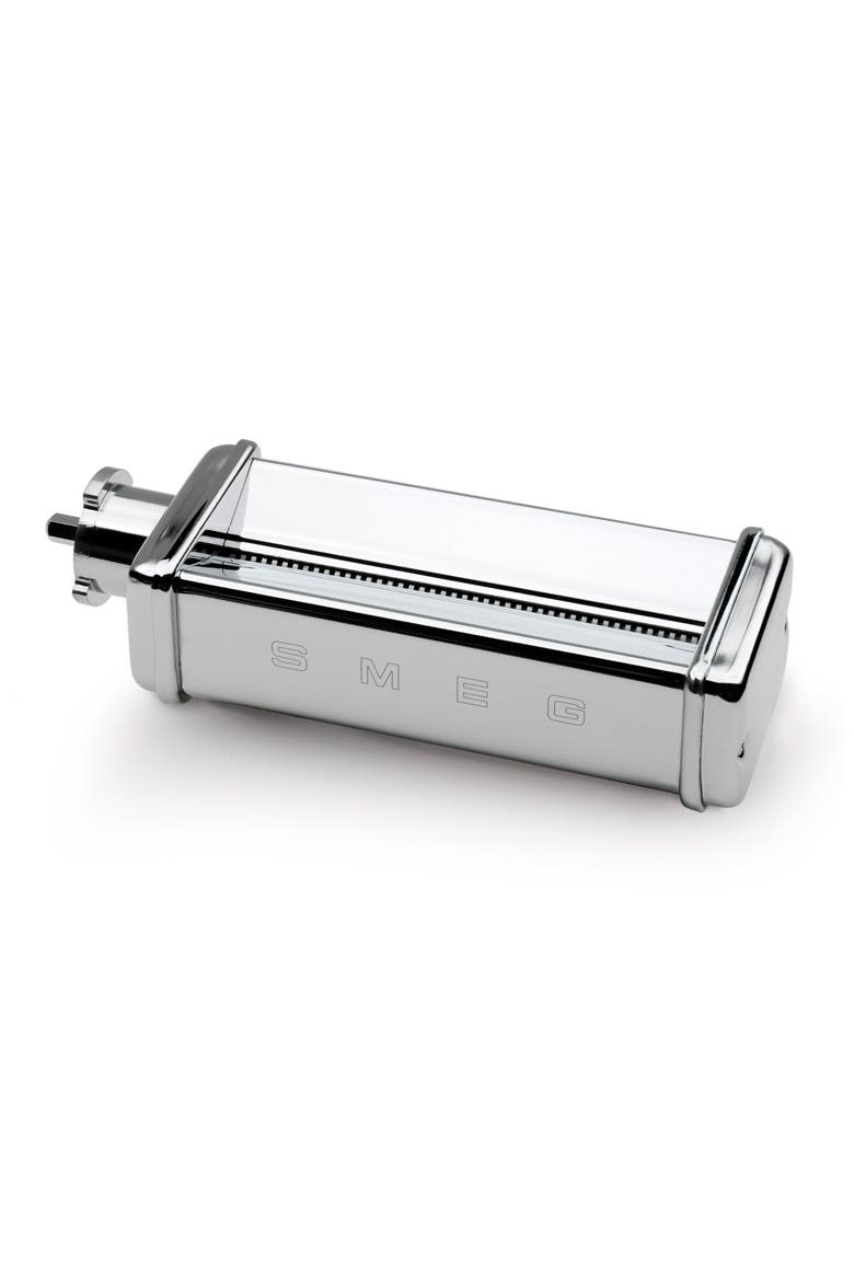 Tagliolini Pasta Roller/Cutter Chrome Attachment for smeg Stand Mixer, Main, color, CHROME