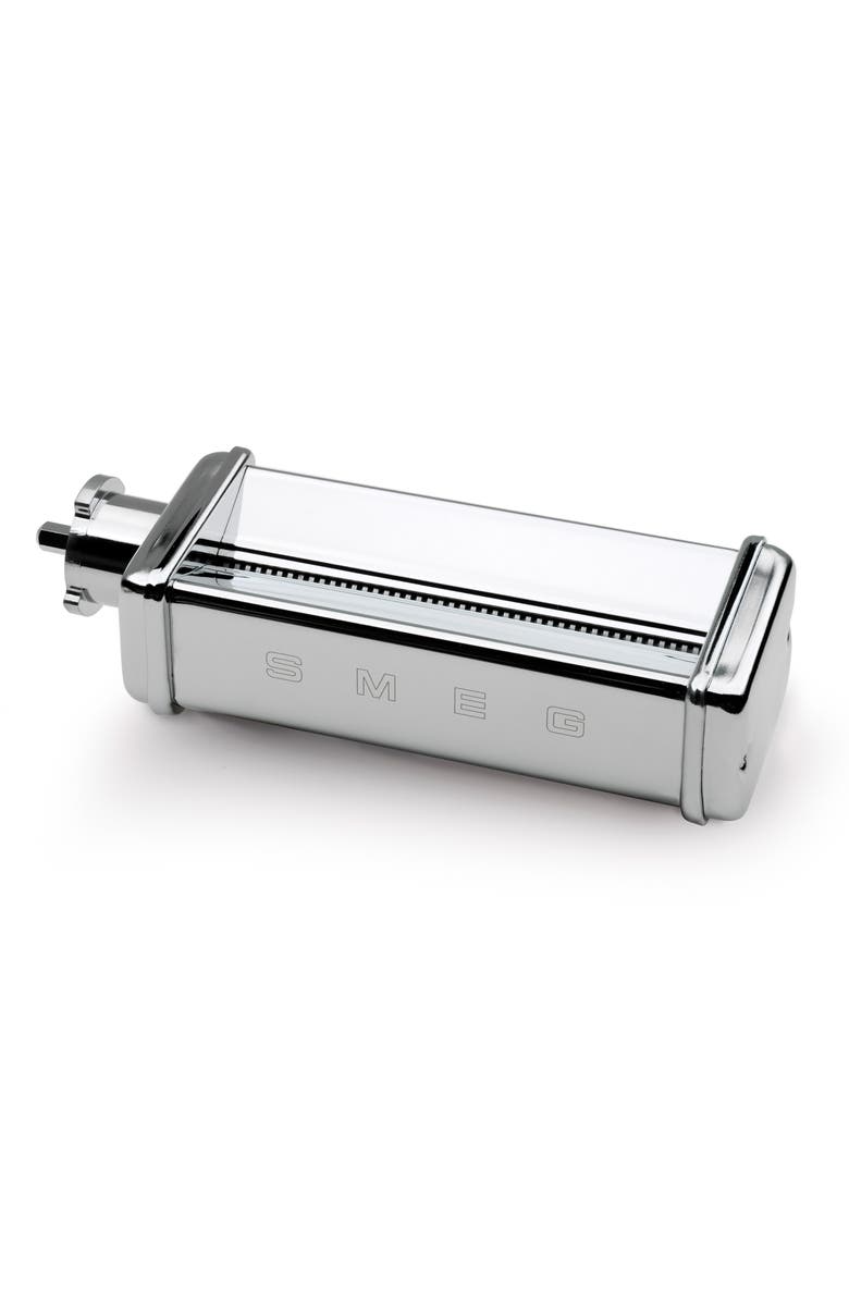 smeg Tagliolini Pasta Roller/Cutter Chrome Attachment for smeg Stand Mixer, Main, color, Chrome