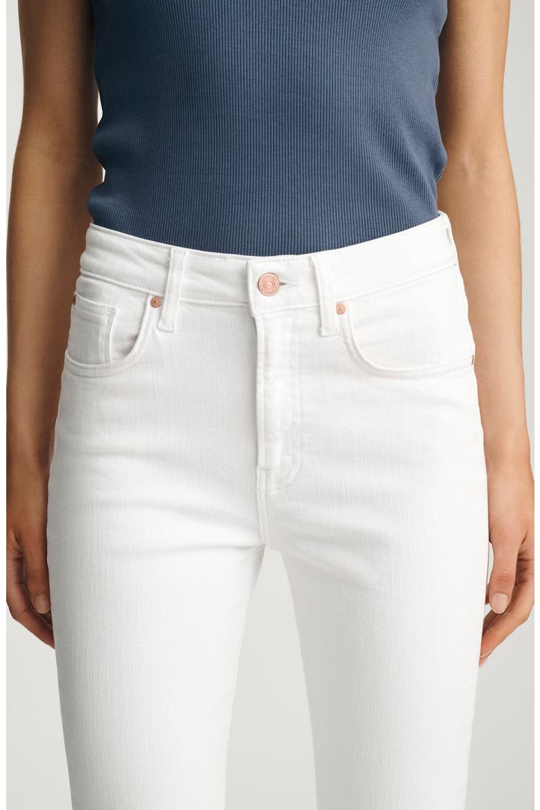 Anika Crop Flare Jeans, Alternate, color, WHITE FLEX BLUE