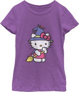 Hello Kitty Girl's Hello Kitty Halloween Party Costume  Graphic T-Shirt
