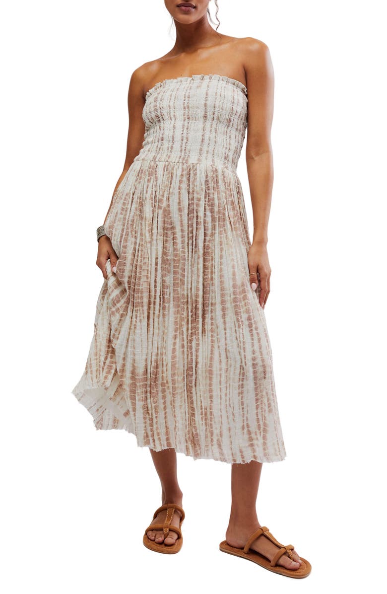 Free People Ravenna Tie Dye Gauze Maxi Skirt, Alternate, color, 