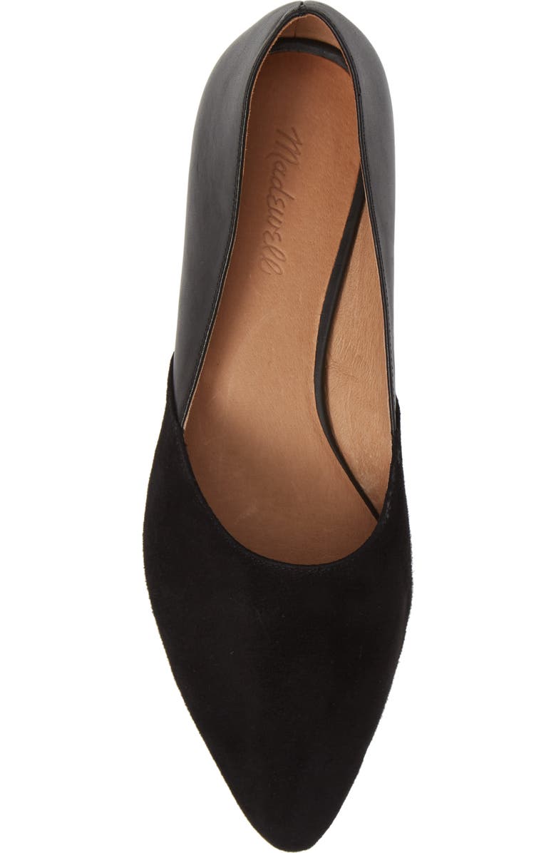 Madewell Lizbeth Pointy Toe Flat, Alternate, color,