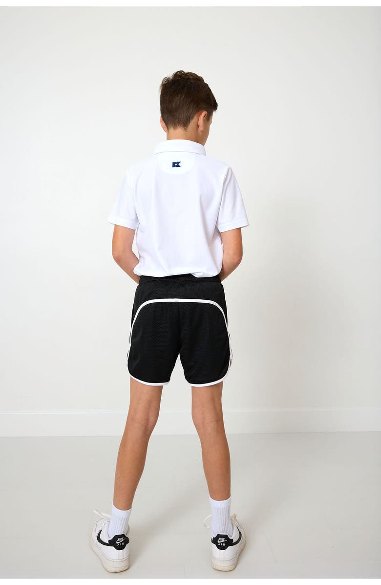 Courtside Kids Boys Retro Mesh Super Short, Alternate, color, Black
