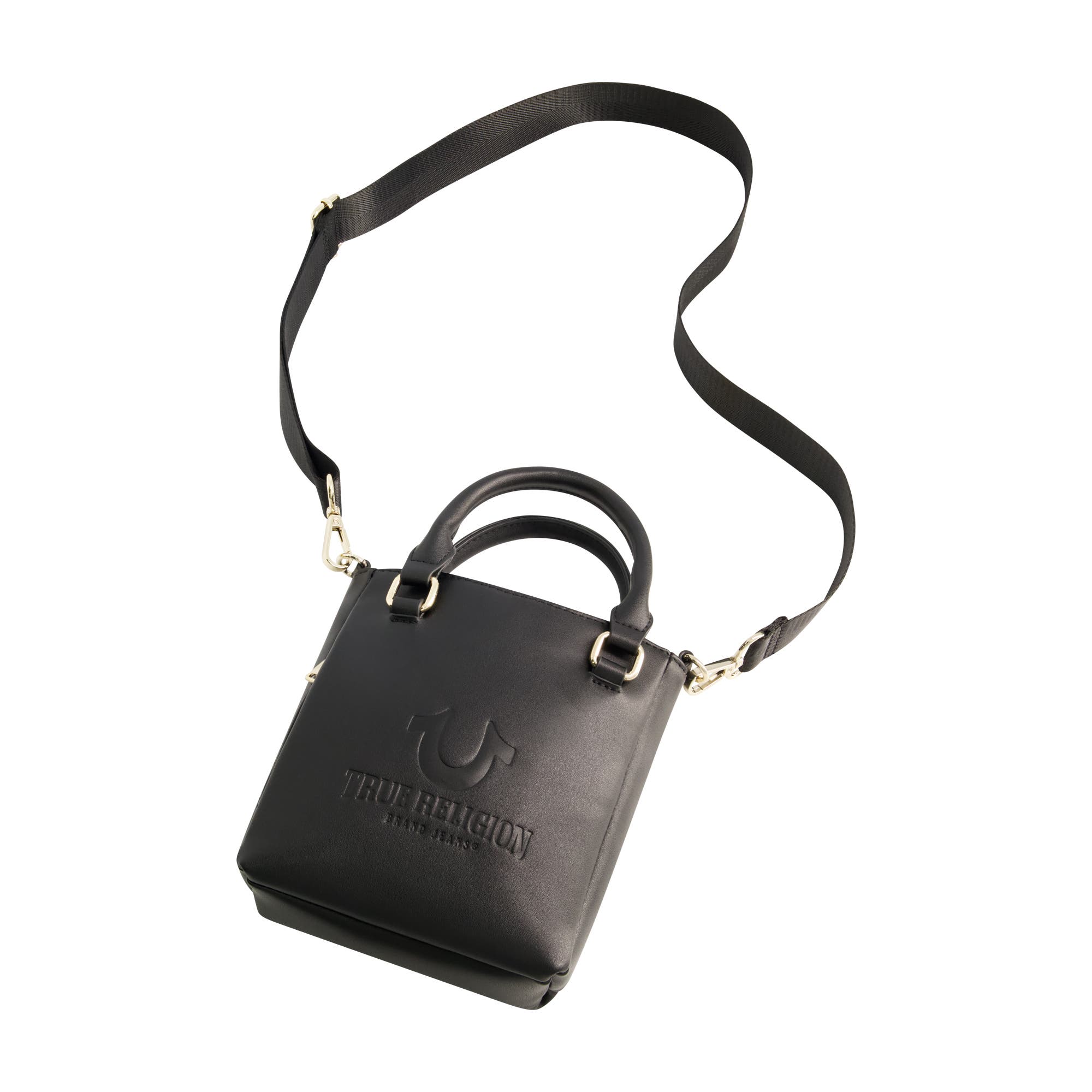 True Religion Mini Love Tote, Alternate, color, Black