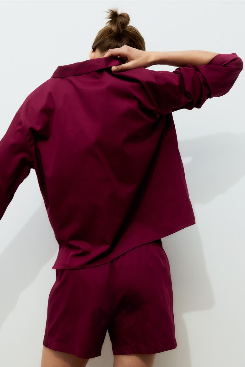 Cotton Pyjamas, Alternate, color, Dark pink