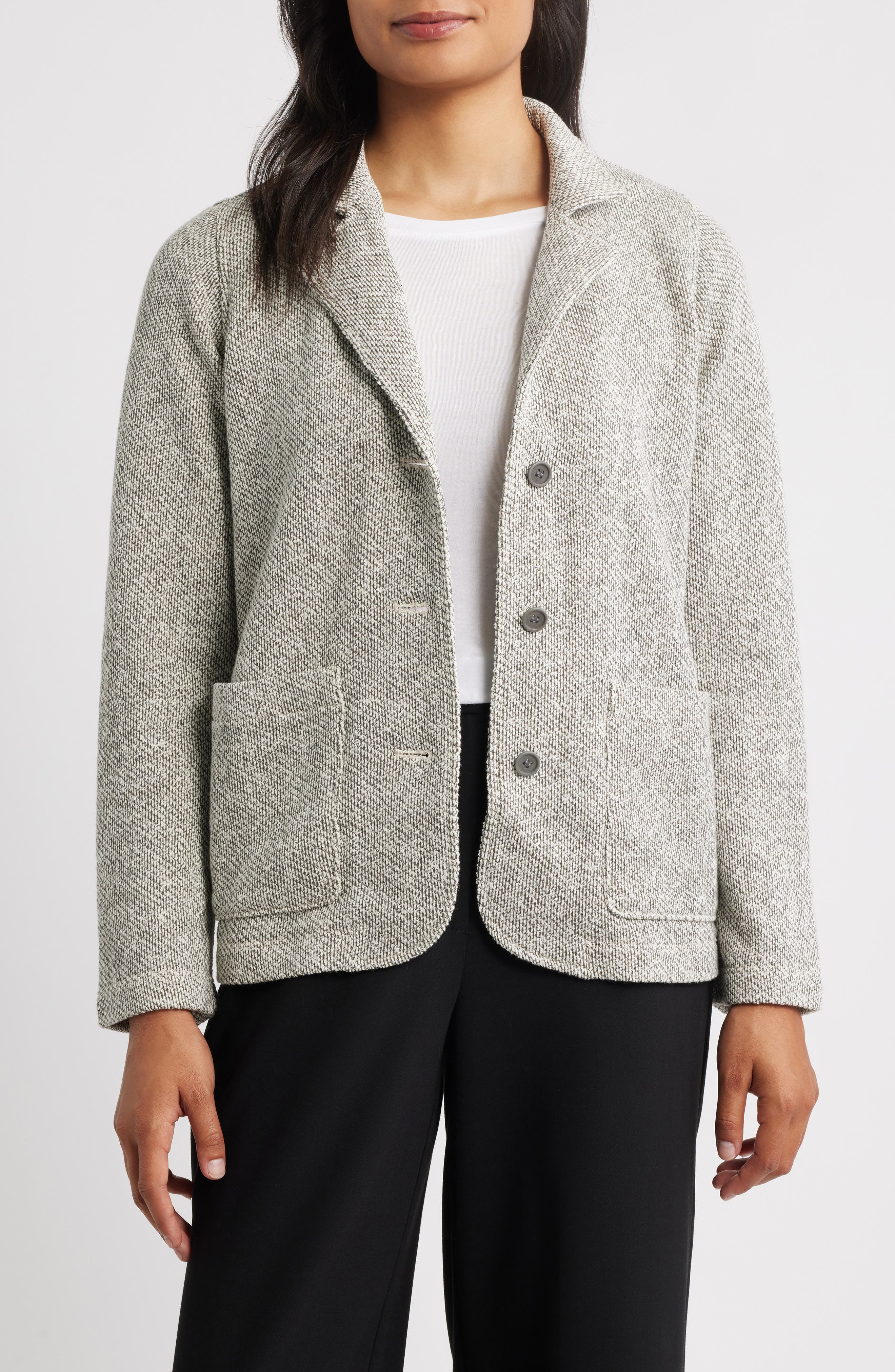 Eileen Fisher Organic Cotton Blazer
