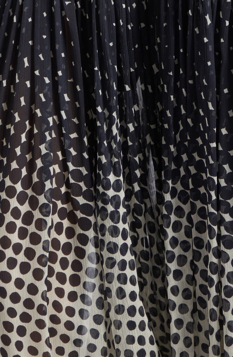 Christopher John Rogers Halftone Wiggle Dot Harem Pants, Alternate, color, Black Multi