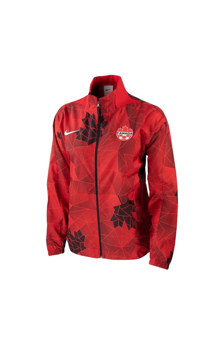 Nike Women's Nike Red 2023 Canada Women's National Team Anthem Performance Full-Zip Jacket, Alternate, color, Red