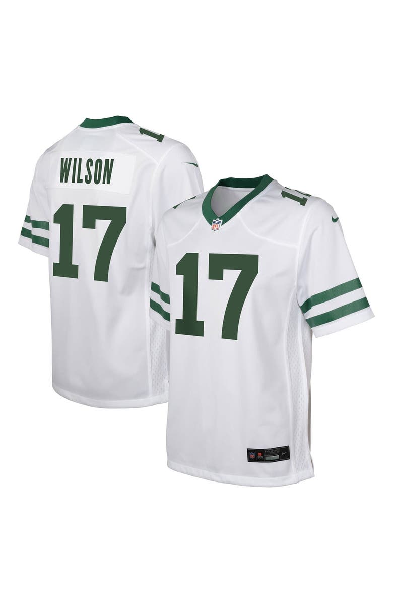 Nike Youth Nike Garrett Wilson White New York Jets Game Jersey, Main, color, 