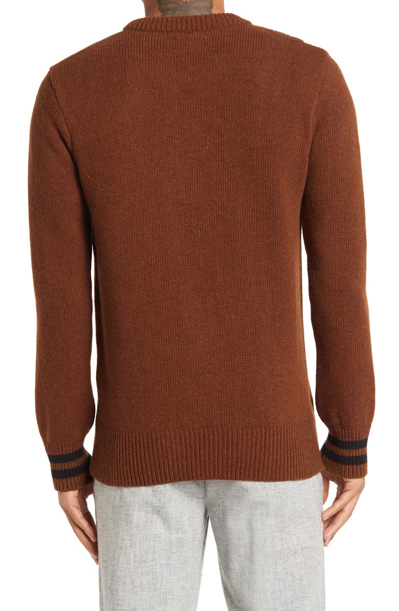 Oliver Spencer Blenheim Jumper Ferne Wool Sweater, Alternate, color,
