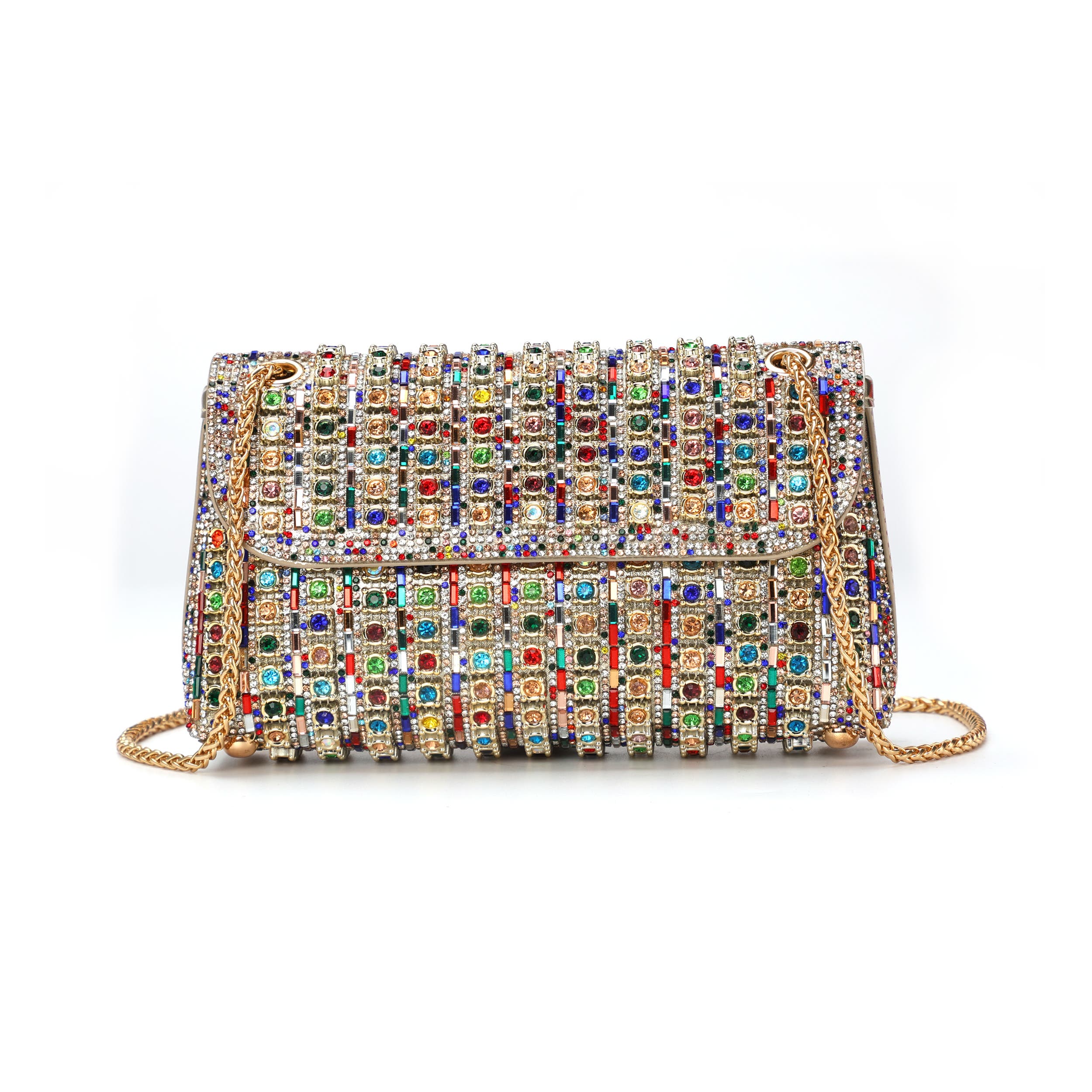 LADY COUTURE Idol, Multi Jewel Shoulder Bag, Alternate, color, Multi