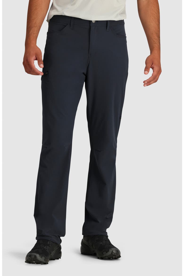 Ferrosi Stretch Nylon Slim Leg Pants, Main, color, DARK NAVY
