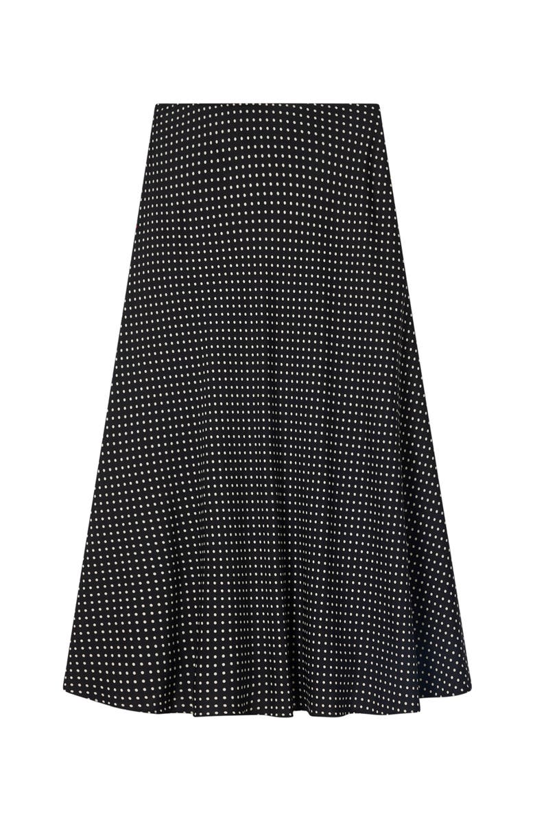 Whistles Mini Spot Maxi Skirt, Alternate, color, Blk/White
