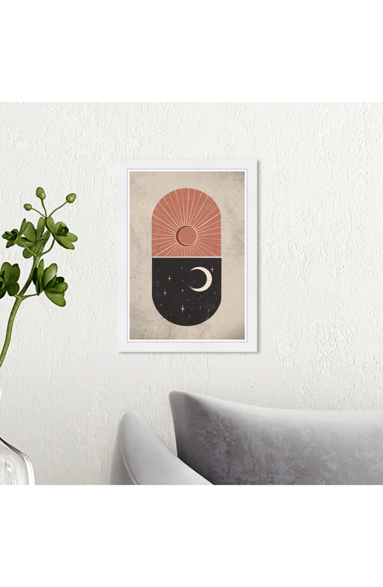 Wynwood Studio Sun & Moon Cavnas Art - 13" x 19", Alternate, color, Orange