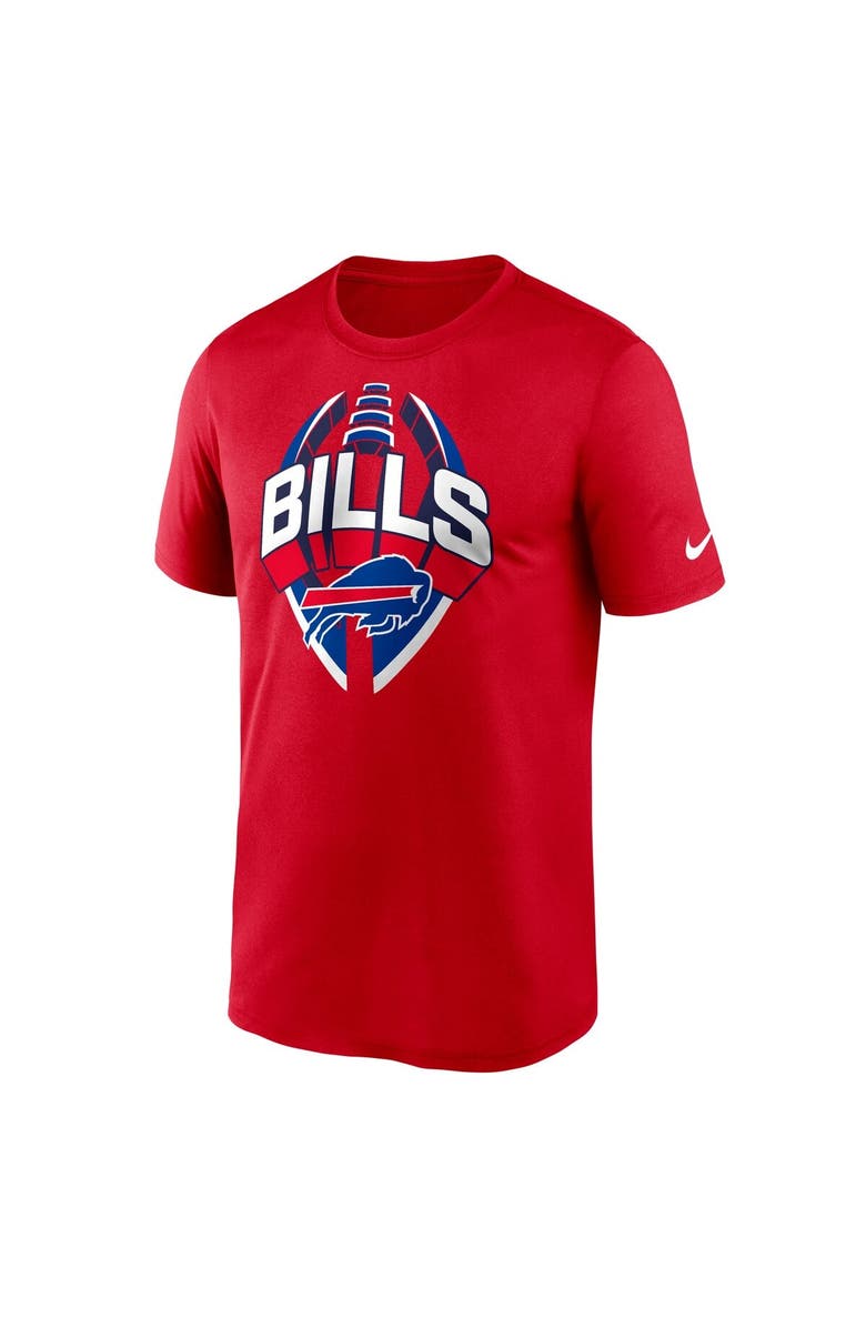 Nike Men's Nike Red Buffalo Bills Legend Icon Performance T-Shirt, Alternate, color, Red
