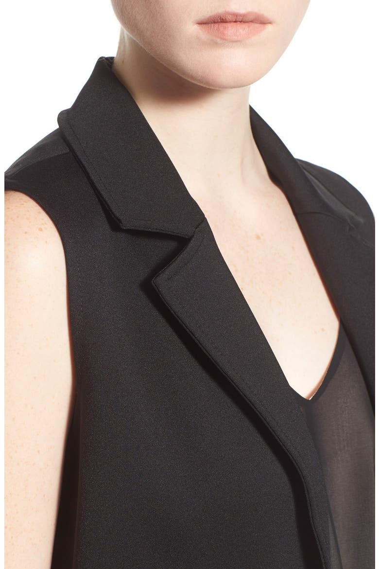 Front Pocket Vest, Alternate, color, BLACK