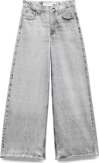 Miramar Sofie High Waist Ankle Wide Leg Terry Sweatpant Jeans